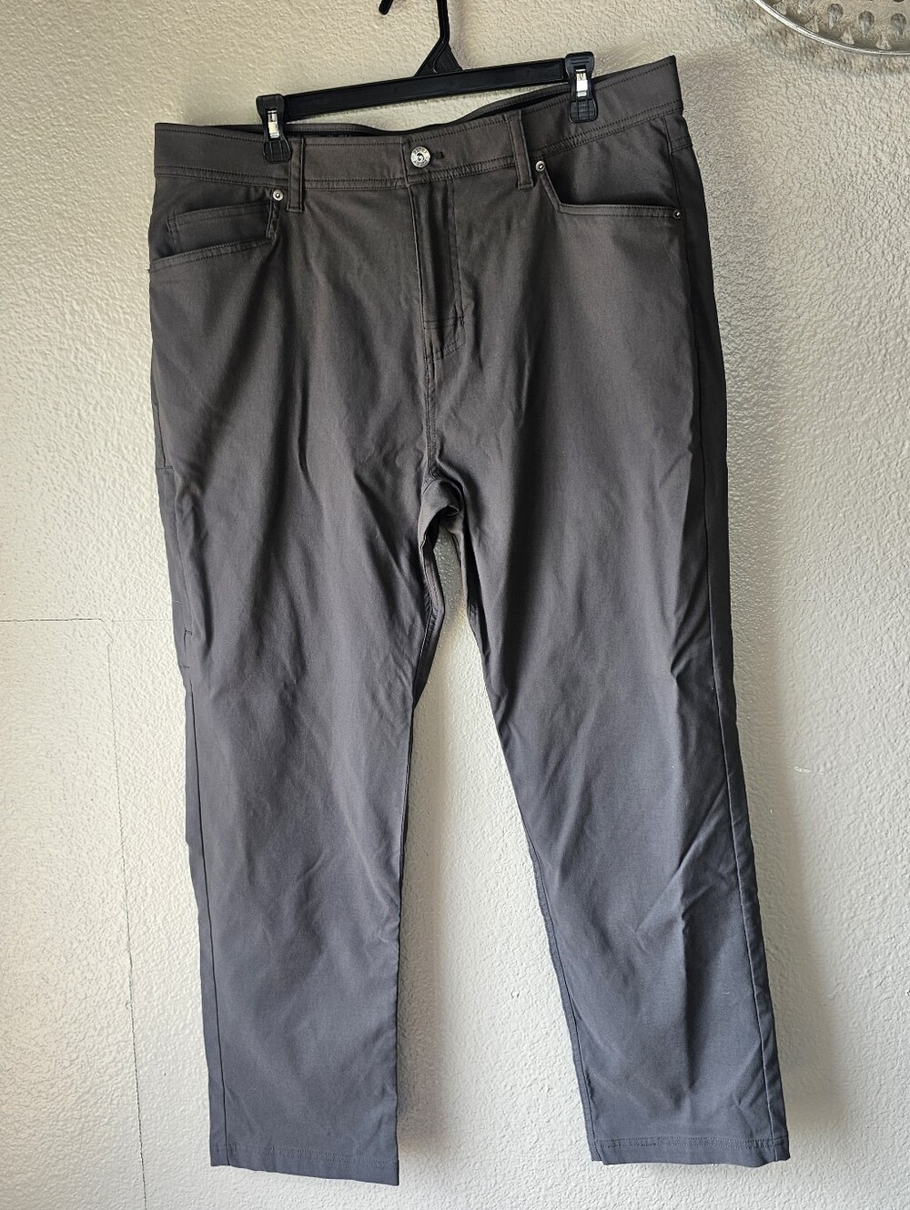 Gerry Men's Gray Performance Pants 38x30 Stretch Outdoor Hiking Travel H064
